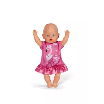 Nuken mekko Peterkin BABY born Flamingo 43 cm nukeille, taitettava, ikä 3+