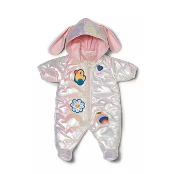 Nuken potkupuku Peterkin BABY born talviasu creme 43 cm nukeille, taitettava, yli 3-vuotiaille