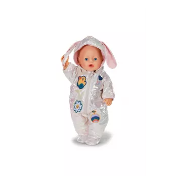 Nuken potkupuku Peterkin BABY born talviasu creme 43 cm nukeille, taitettava, yli 3-vuotiaille