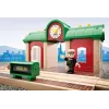 Pienoisrautatien Record & Play -asema Ravensburgerilta – BRIO, 3-osainen, AA-paristo, musta/vihreä/punainen