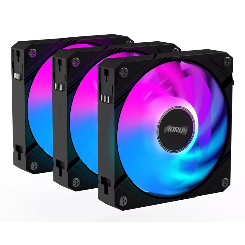 GIGABYTE AORUS EZ CHAIN FAN 120 (3 kpl:n pakkaus) emolevy 12 cm musta 3 kpl