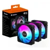 GIGABYTE AORUS EZ CHAIN FAN 120 (3 kpl:n pakkaus) emolevy 12 cm musta 3 kpl