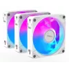 Gigabyte AORUS EZ CHAIN FAN 120 ICE kotelotuulettimet, 3 kpl, 120 mm, valkoiset, GP-ECFAN1203 ICE