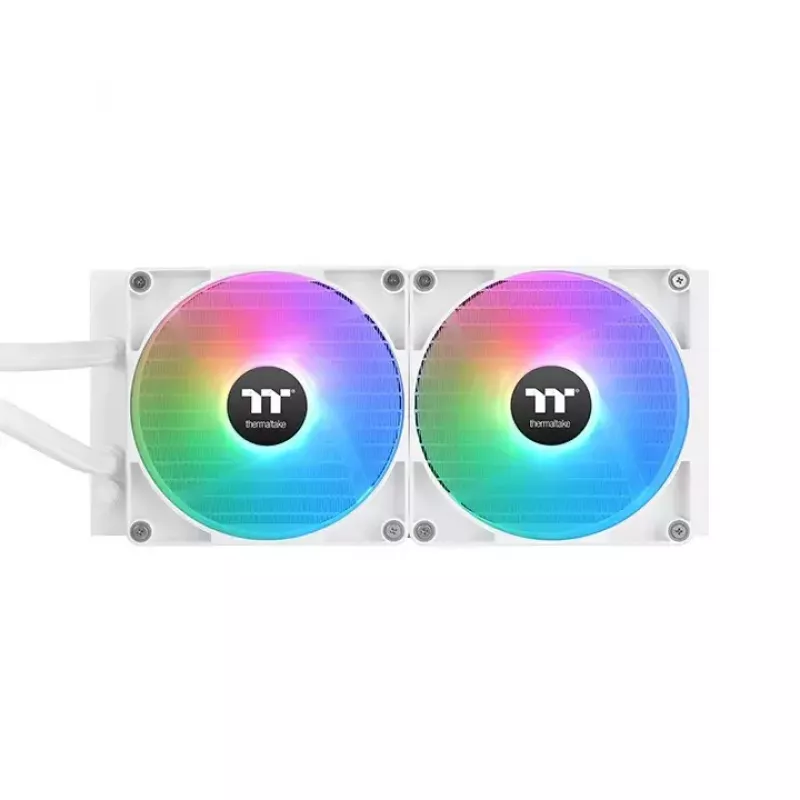 Thermaltake TH280 V2 Ultra ARGB Sync Snow Edition AIO-nestejäähdytin suorittimelle, 3,02 mmH2O, valkoinen