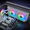 Thermaltake TH280 V2 Ultra ARGB Sync Snow Edition AIO-nestejäähdytin suorittimelle, 3,02 mmH2O, valkoinen