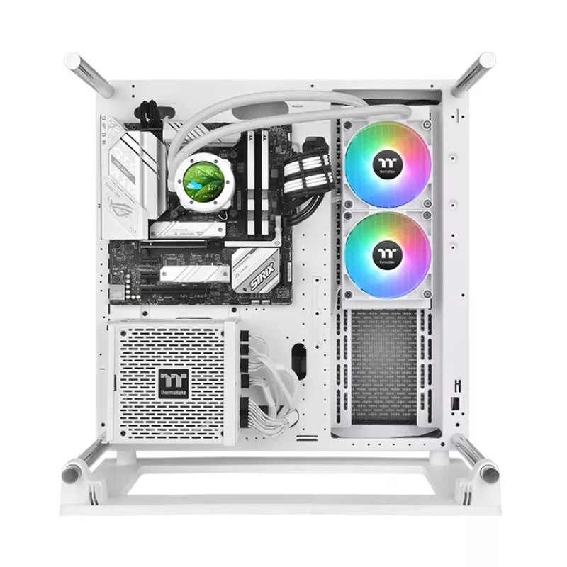 THERMALTAKE nestejäähdytys – TH240 V2 Ultra ARGB Sync All-In-One nestejäähdytin – White Edition