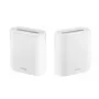 ASUS EBM68(2PK) – Expert WiFi kolmikaista (2,4 GHz / 5 GHz / 5 GHz) Wi-Fi 6 (802.11ax) valkoinen 3 sisäinen