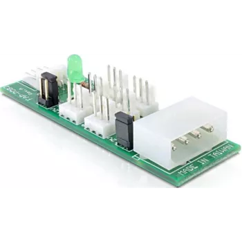 DELOCK jakokortti 6x tuuletin 5V/12V