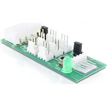DELOCK jakokortti 6x tuuletin 5V/12V