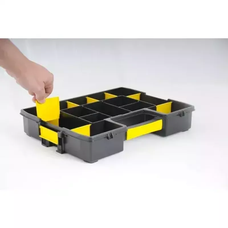 Pientarvikelaatikko Stanley Sortmaster Junior musta/keltainen