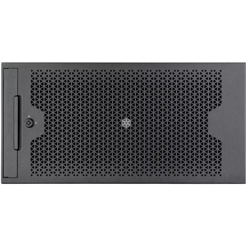 SILVERSTONE rack-kotelo RM53-502 — 19 tuuman palvelinrack-kotelo, musta