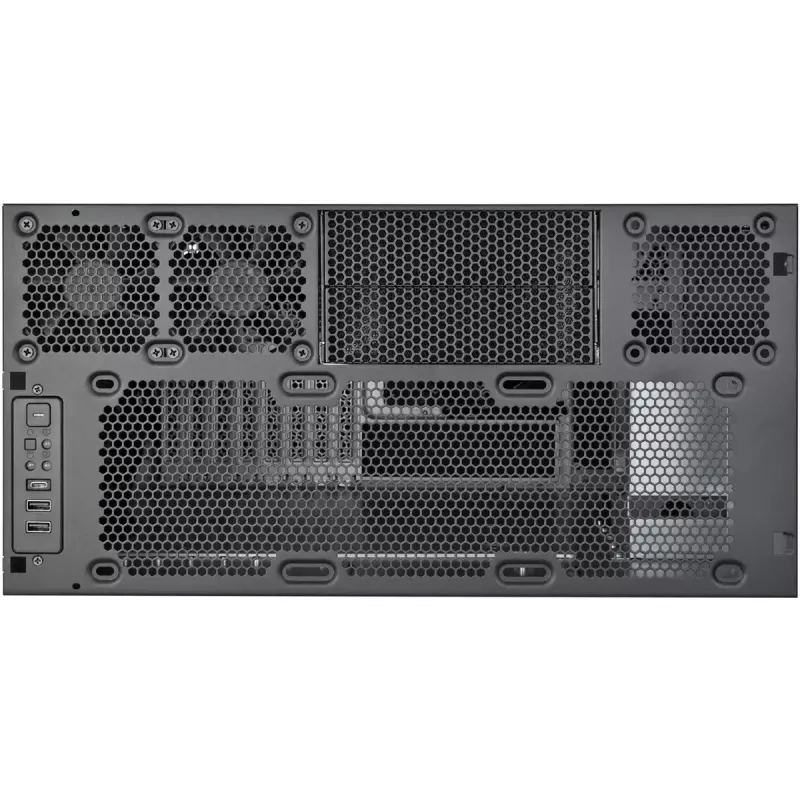 SILVERSTONE rack-kotelo RM53-502 — 19 tuuman palvelinrack-kotelo, musta
