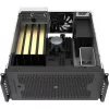 SILVERSTONE rack-kotelo RM53-502 — 19 tuuman palvelinrack-kotelo, musta