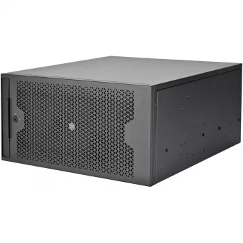 SILVERSTONE rack-kotelo RM53-502 — 19 tuuman palvelinrack-kotelo, musta