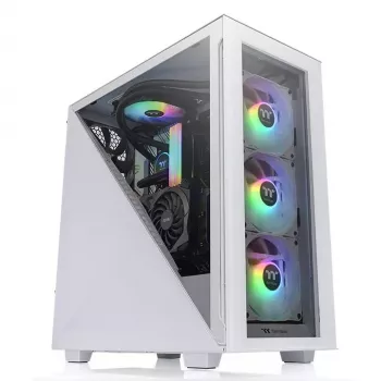 PC-kotelo Thermaltake Divider 300 TG Snow Midi Tower valkoinen