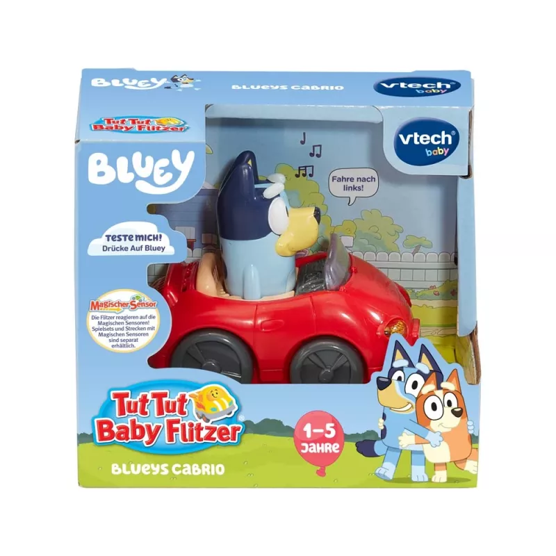Tut Tut Baby Flitzer - Blueyn avoauto, leluajoneuvo
