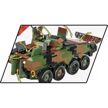 Palikkamallisarja Cobi Armed Forces KTO Rosomak 2-in-1 (COBI-2629)