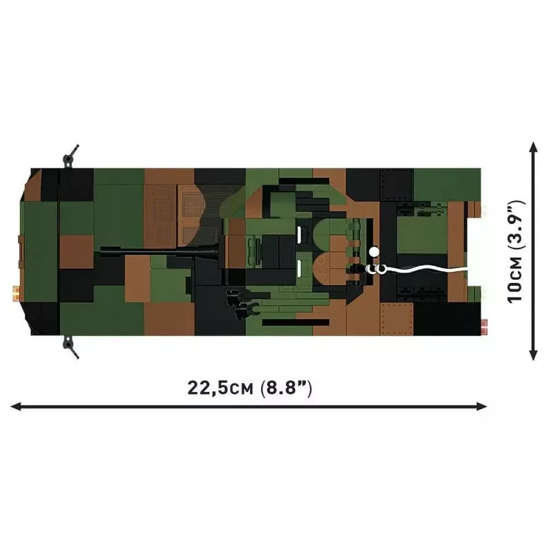 Palikkamallisarja Cobi Armed Forces KTO Rosomak 2-in-1 (COBI-2629)
