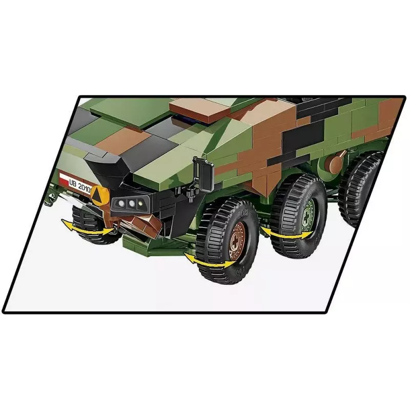 Palikkamallisarja Cobi Armed Forces KTO Rosomak 2-in-1 (COBI-2629)