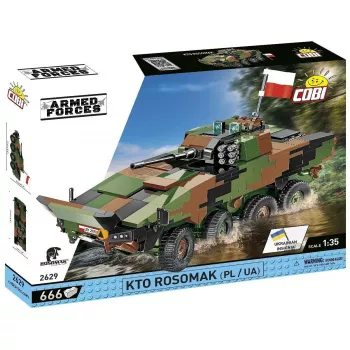 Palikkamallisarja Cobi Armed Forces KTO Rosomak 2-in-1 (COBI-2629)