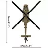 Rakennussarja Cobi Sikorsky UH-60 Black Hawk 928 palikkaa, malli COBI-5906