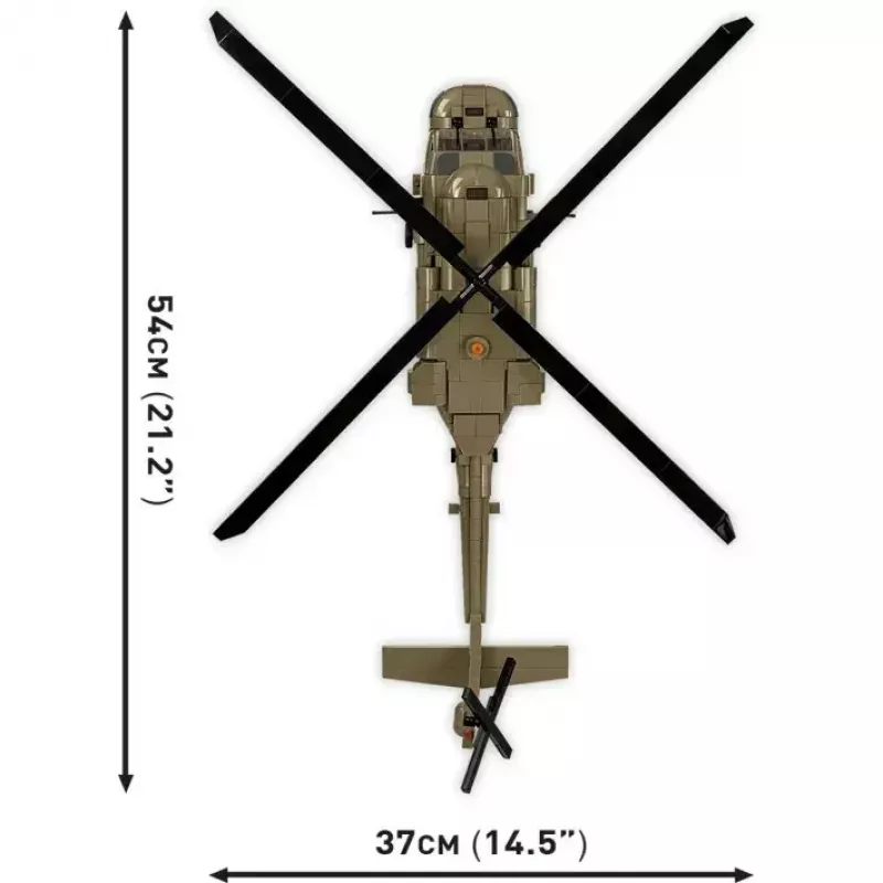 Rakennussarja Cobi Sikorsky UH-60 Black Hawk 928 palikkaa, malli COBI-5906