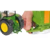 Siku John Deere 6210R, traktorimalli, 3 vuotta, metalli, muovi, musta, vihreä