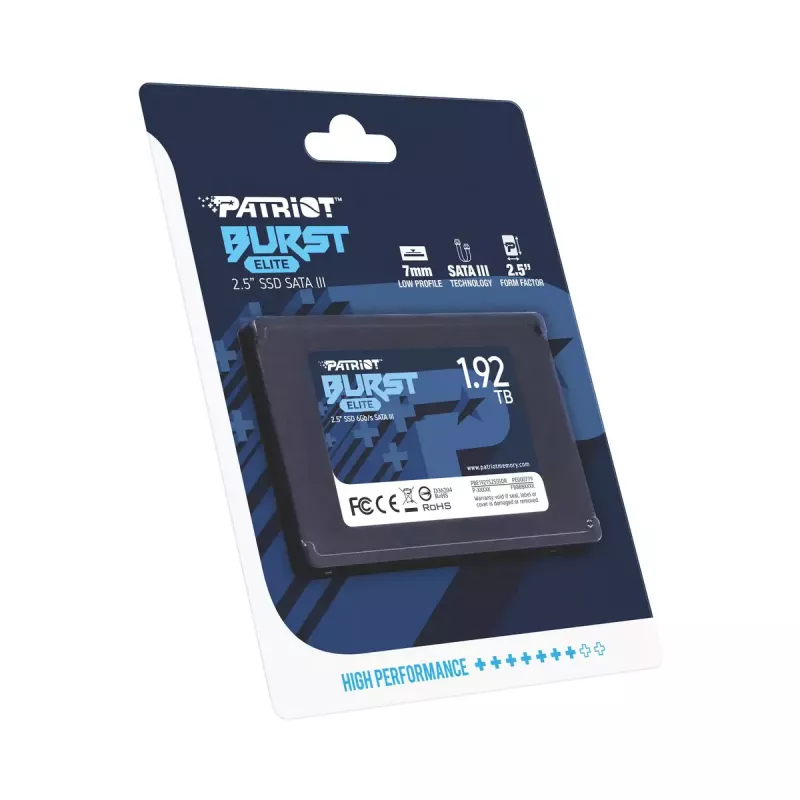 SSD-levy Patriot Burst Elite 1.92TB 2.5 inch SATA 3.0 PBE192TS25SSDR