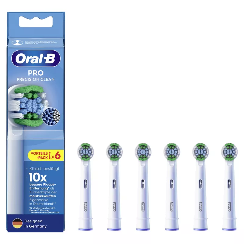 Vaihtoharjat Braun Oral-B Pro Precision Clean 6 kpl:n pakkaus