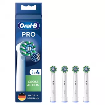 Oral-B CrossAction 4 kpl valkoinen