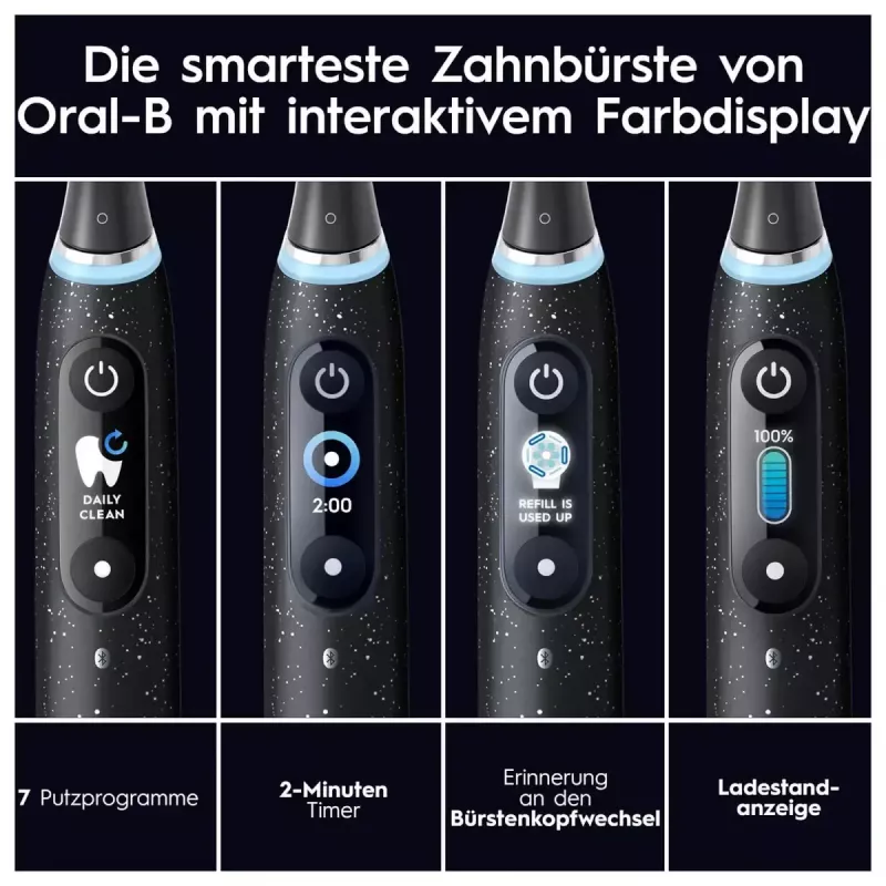 Oral-B iO iO10 aikuisten pyörivä hammasharja musta