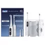 Oral-B iO6 sähköhammasharja ja OxyJet-suuhygieniakeskus, valkoinen
