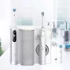 Oral-B iO6 sähköhammasharja ja OxyJet-suuhygieniakeskus, valkoinen