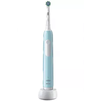 Oral-B Pro 1 Cross Action aikuisten pyörivä hammasharja sininen, valkoinen