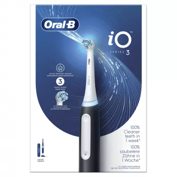 Oral-B sähköhammasharja aikuisten pyörivä-värähtelevä hammasharja musta valkoinen