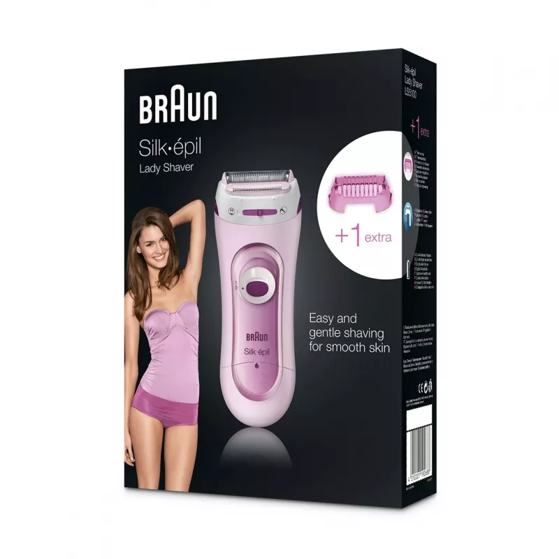 Braun Silk-épil 5 LS5100 naisten parranajokone, pinkki