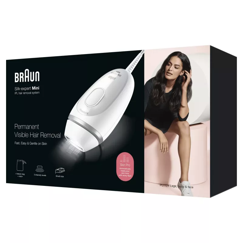 Epilaattori Braun Silk-expert Mini PL1124 Intense pulsed light IPL valkoinen