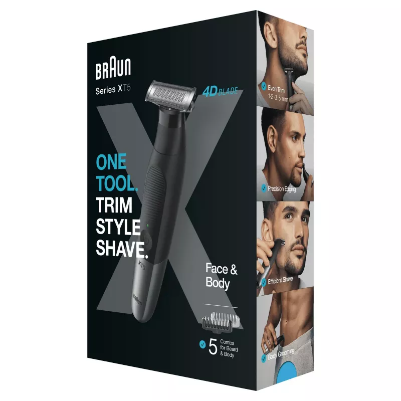 Braun XT5100 Series X hybridi kasvo- ja vartalotrimmeri