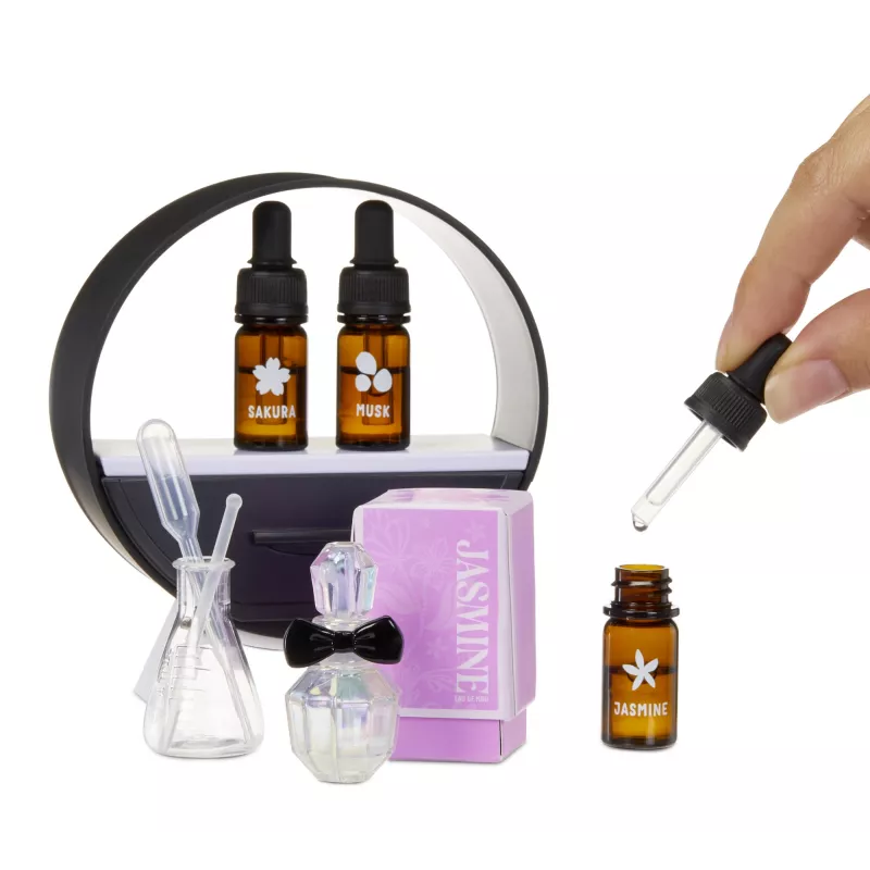 Miniverse Make It Mini Fragrances PDQ, lasten parfyyminvalmistussetti, 8 vuotta, monivärinen
