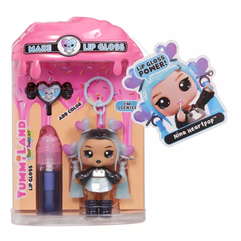 MGA Entertainment Yummiland huulikiiltonukke Sour Sweeties - Nina Heartpop