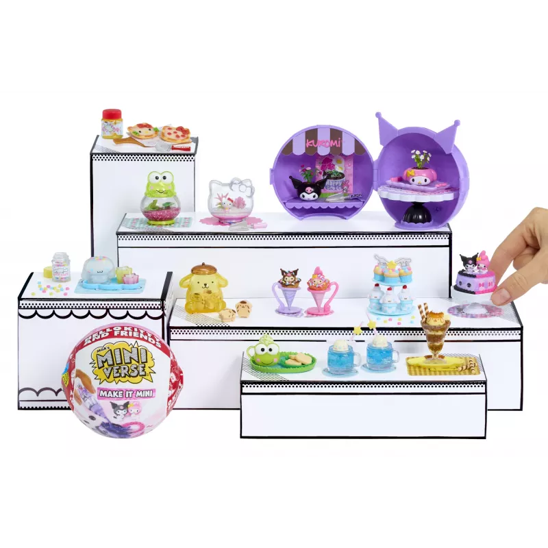 Miniverse Make It Mini SANRIO Series 2 Asst PDQ, 8 vuotta, monivärinen, muovi