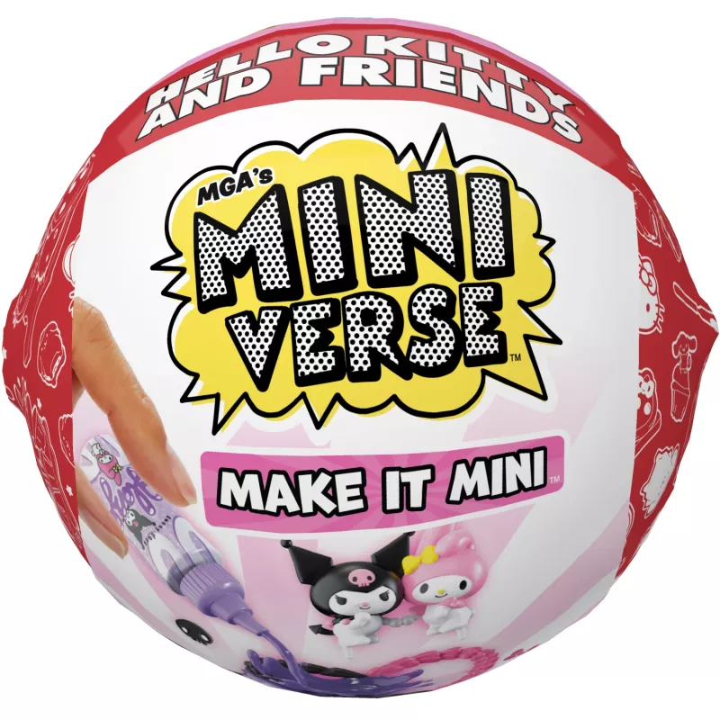 Miniverse Make It Mini SANRIO Series 2 Asst PDQ, 8 vuotta, monivärinen, muovi