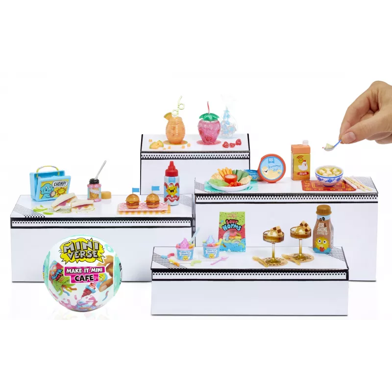 Miniverse Make It Mini Foods: Café PDQ Serie 5 (Wave A), 8 vuotta, monivärinen, muovi