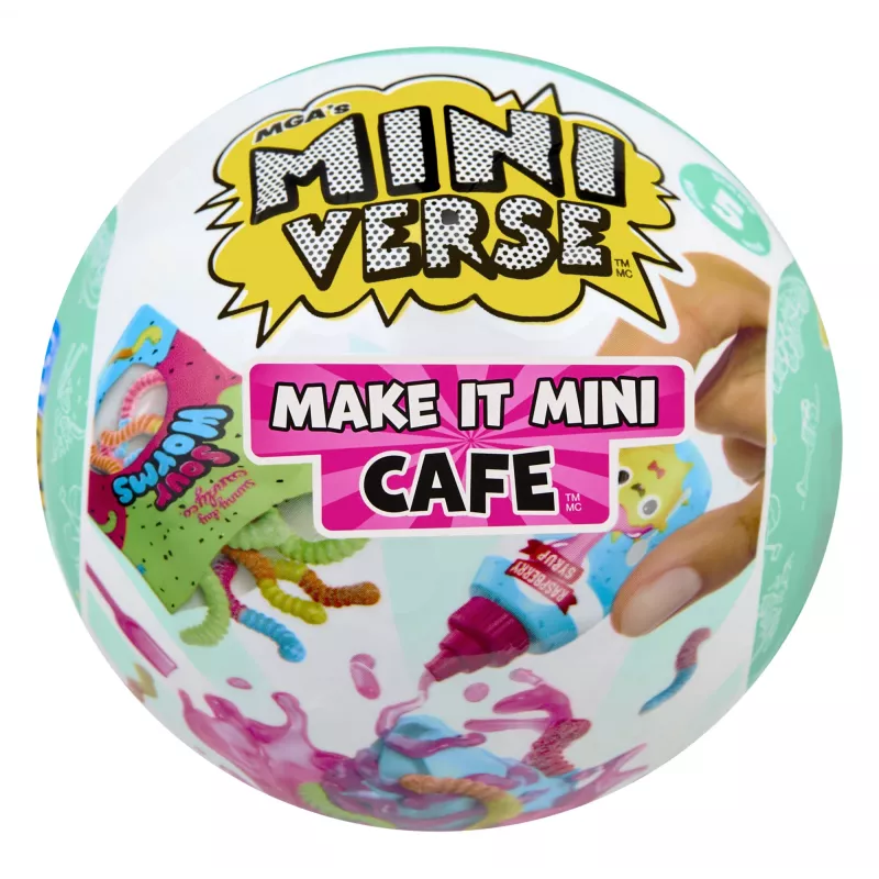 Miniverse Make It Mini Foods: Café PDQ Serie 5 (Wave A), 8 vuotta, monivärinen, muovi
