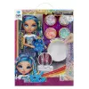 Rainbow High Rainbow Shimmers kanssa Slime muotinukke - Skyler (sininen)