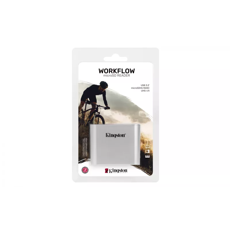 Kingston Technology USB3.2 Gen1 Workflow Dual-Slot microSDHC/SDXC UHS-II -kortinlukija