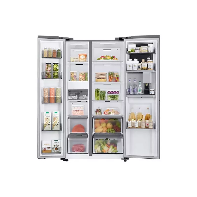 Samsung RH69B8920S9/EG Side-by-Side-jääkaappi vapaasti seisova 645 L ruostumaton teräs