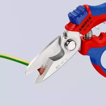 Knipex 95 05 20 SB pihdit ruostumaton teräs muovikahva sininen punainen