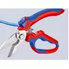 Knipex 95 05 20 SB pihdit ruostumaton teräs muovikahva sininen punainen