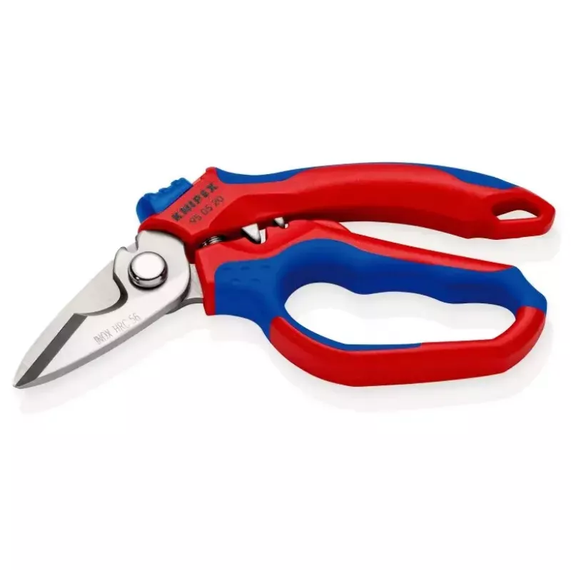 Knipex 95 05 20 SB pihdit ruostumaton teräs muovikahva sininen punainen
